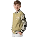 custom colorado buffaloes wildcat pawprint gold nude varsity jacket best selling.webp