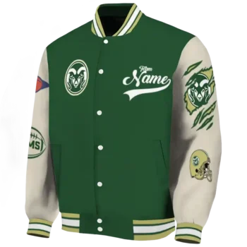 custom colorado state rams wildcat pawprint green nude varsity jacket best selling.webp
