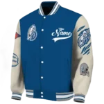 custom drake bulldogs wildcat pawprint blue nude varsity jacket best selling.webp