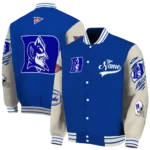 custom duke blue devils wildcat pawprint blue nude varsity jacket best selling.webp