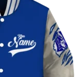 custom duke blue devils wildcat pawprint blue nude varsity jacket best selling.webp
