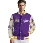 custom east carolina pirates wildcat pawprint purple nude varsity jacket best selling.webp