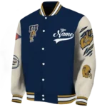 custom fiu panthers wildcat pawprint blue nude varsity jacket best selling.webp