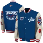 custom florida atlantic owls wildcat pawprint blue nude varsity jacket best selling.webp