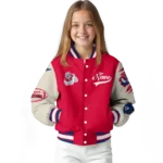 custom fresno state bulldogs wildcat pawprint red nude varsity jacket best selling.webp