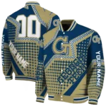 custom georgia tech yellow jackets star burst gold varsity jacket best selling.webp