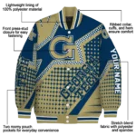 custom georgia tech yellow jackets star burst gold varsity jacket best selling.webp