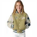 custom georgia tech yellow jackets wildcat pawprint gold nude varsity jacket best selling.webp