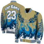 custom georgia tech yellow jackets winged blaze gold white varsity jacket best selling.webp