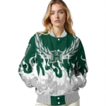 custom-hawaii-rainbow-warriors-winged-blaze-green-white-varsity-jacket-best-selling.webp