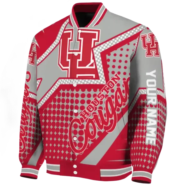 custom houston cougars star burst red varsity jacket best selling.webp
