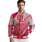 custom houston cougars star burst red varsity jacket best selling.webp
