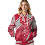custom houston cougars star burst red varsity jacket best selling.webp