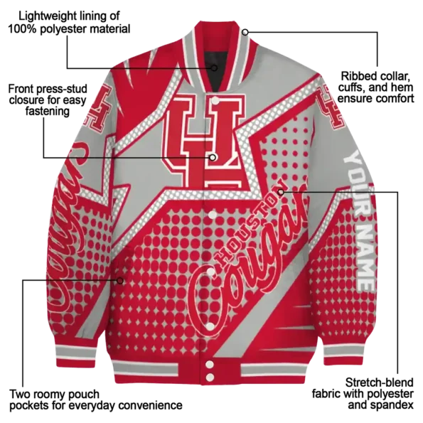 custom houston cougars star burst red varsity jacket new arrival.webp