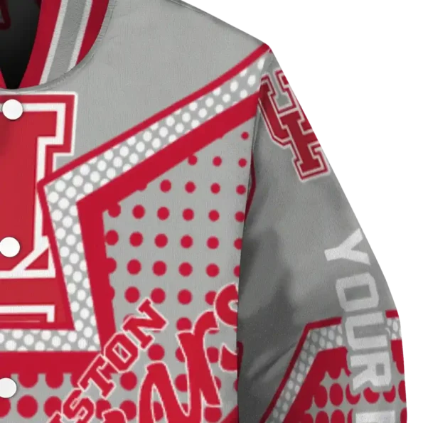 custom houston cougars star burst red varsity jacket premium grade.webp