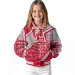 custom houston cougars star burst red varsity jacket best selling.webp