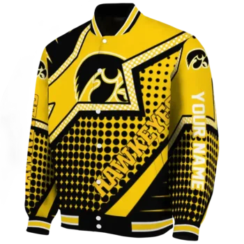 custom iowa hawkeyes star burst black varsity jacket best selling.webp