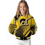 custom iowa hawkeyes star burst black varsity jacket best selling.webp