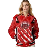 custom jacksonville state gamecocks chevron angles red varsity jacket best selling.webp