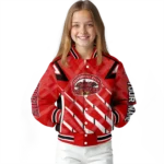 custom jacksonville state gamecocks chevron angles red varsity jacket best selling.webp