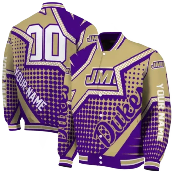 custom james madison dukes star burst purple varsity jacket fashion forward.webp
