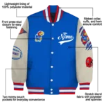 custom-kansas-jayhawks-wildcat-pawprint-blue-nude-varsity-jacket-best-selling.webp