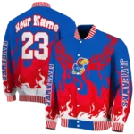 custom-kansas-jayhawks-winged-blaze-blue-white-varsity-jacket-best-selling.webp
