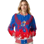 custom-kansas-jayhawks-winged-blaze-blue-white-varsity-jacket-best-selling.webp