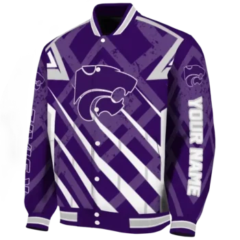 custom kansas state wildcats chevron angles purple varsity jacket best selling.webp