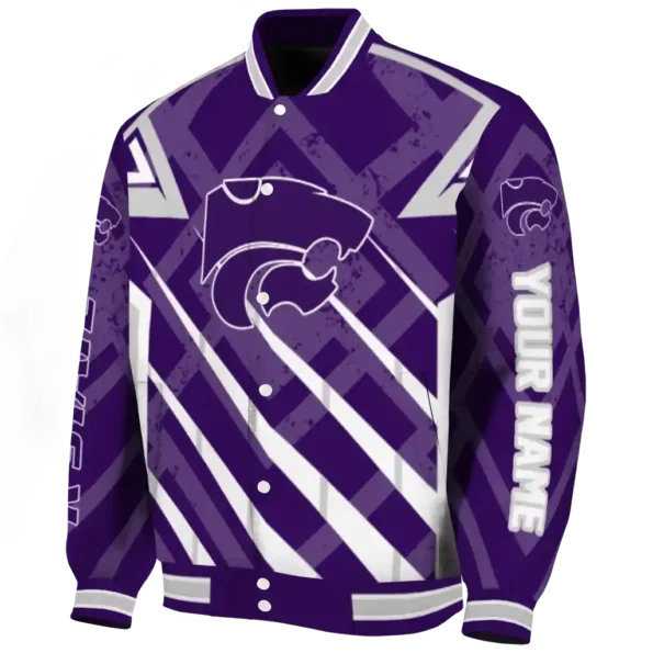 custom kansas state wildcats chevron angles purple varsity jacket best selling.webp