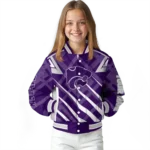 custom kansas state wildcats chevron angles purple varsity jacket best selling.webp