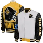 custom-kennesaw-state-owls-speckled-arms-gold-gray-varsity-jacket-best-selling.webp