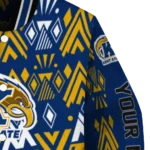 custom kent state golden flashes pyramid shapes navy blue varsity jacket best selling.webp