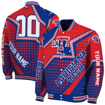 custom la tech star burst blue varsity jacket fashion forward.webp