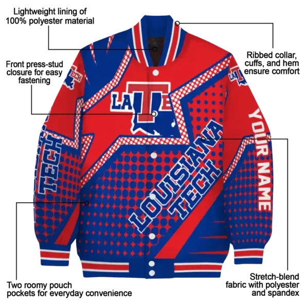 custom la tech star burst blue varsity jacket new arrival.webp