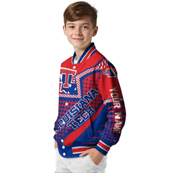 custom la tech star burst blue varsity jacket trendy.webp