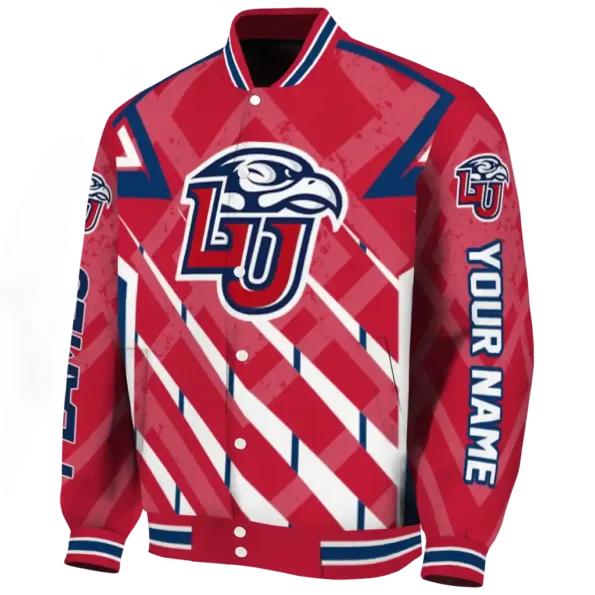 custom liberty flames chevron angles red varsity jacket best selling.webp