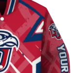 custom liberty flames chevron angles red varsity jacket best selling.webp