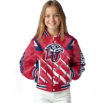 custom liberty flames chevron angles red varsity jacket best selling.webp