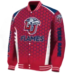 custom liberty flames hexagon grid red varsity jacket best selling.webp