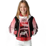 custom louisiana ragin cajuns mesh effect red black varsity jacket best selling.webp