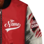 custom-louisiana-ragin-cajuns-wildcat-pawprint-red-nude-bomber-jacket-best-selling.webp