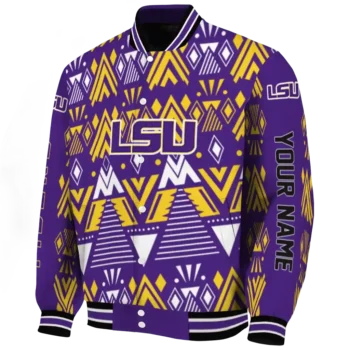 custom lsu tigers pyramid shapes purple varsity jacket best selling.webp