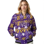custom lsu tigers pyramid shapes purple varsity jacket best selling.webp