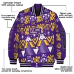 custom lsu tigers pyramid shapes purple varsity jacket best selling.webp