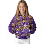 custom lsu tigers pyramid shapes purple varsity jacket best selling.webp