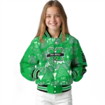 custom marshall thundering herd pyramid shapes green varsity jacket best selling.webp