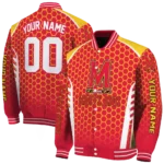 custom maryland terrapins hexagon grid red varsity jacket best selling.webp