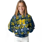 custom michigan wolverines pyramid shapes blue varsity jacket best selling.webp