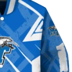 custom middle tennessee blue raiders chevron angles blue varsity jacket best selling.webp